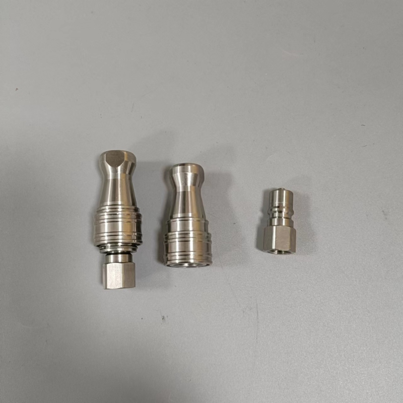 Вакуумное соединение GZKT-500 1/4" NPT нерж.сталь/силикон