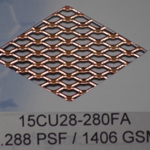 Площенная медная сетка 15Cu28-280 FA