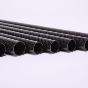 Трубка углепластиковая 22 мм × 18 мм × 1000 мм, Twill (твилл)