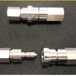 Вакуумное соединение GZKT-550 1/4" NPT, нерж.сталь/силикон